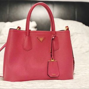 Prada Medium Saffiano Leather Double Bag